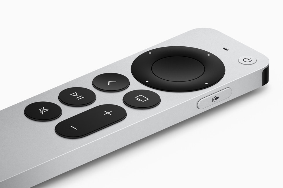 The Siri Remote is shown in close-up detail.