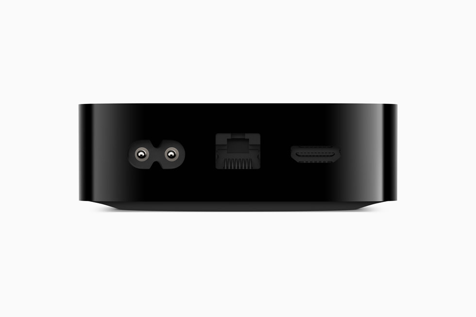 새로운 Apple TV 4K (Wi-Fi + 이더넷) 모델의 이미지.