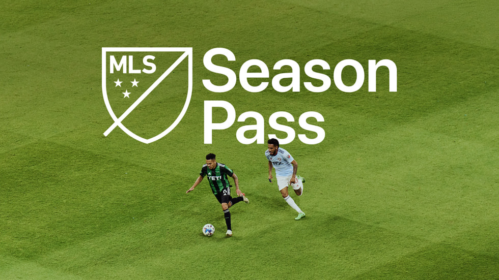 MLS Season Pass-logoet på et billede af to fodboldspillere på banen.