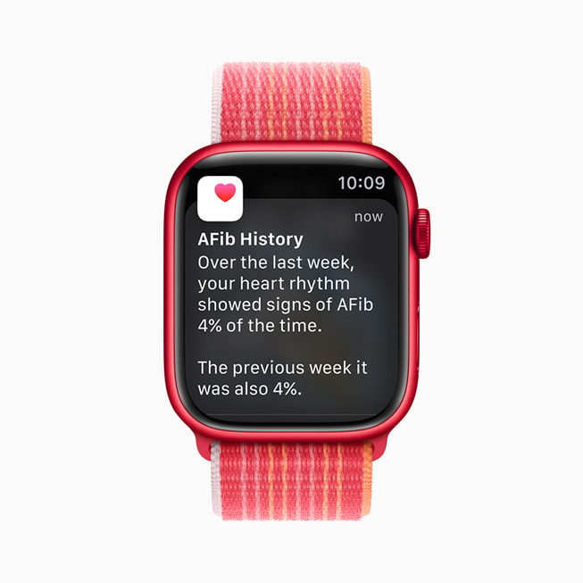 Tính năng Lịch Sử AFib mới hiển thị trên Apple Watch Series 8.