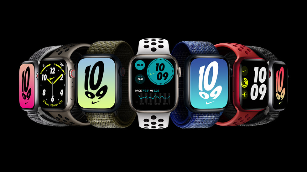 The new Apple Watch Nike bands and watch faces.
