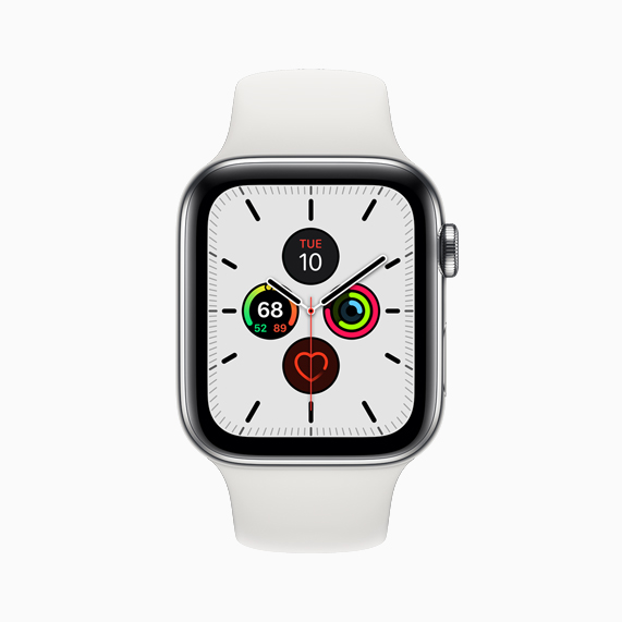 The new Meridian face on Apple Watch Series 5.