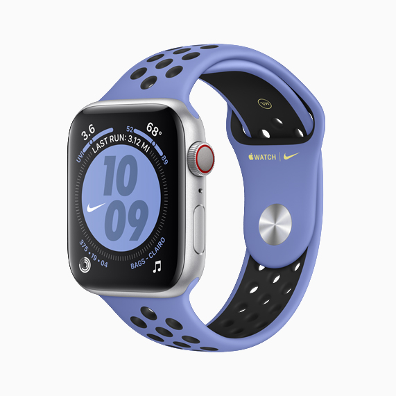The new Nike Sport Band on Apple Watch Nike.