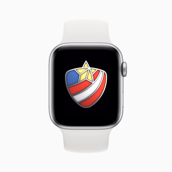 Veterans Day award on Apple Watch. 