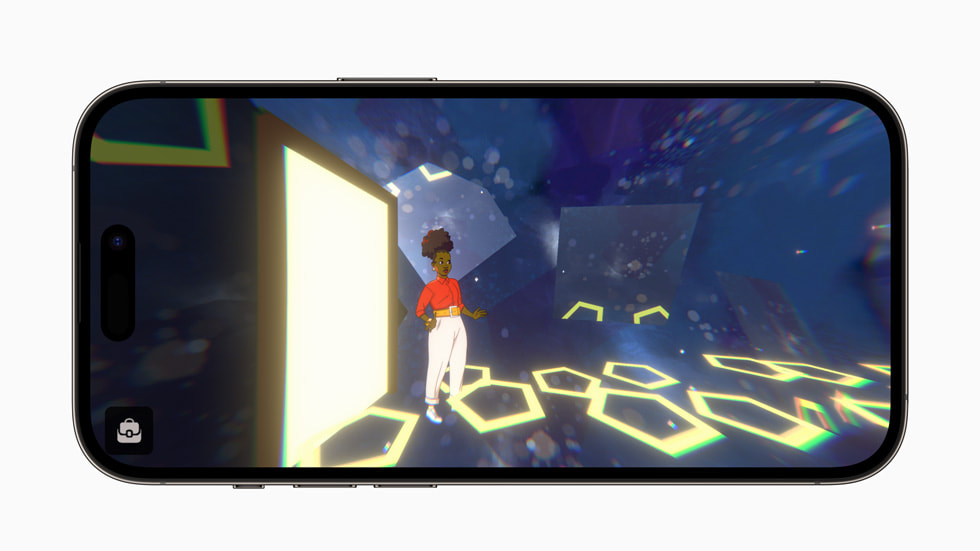 The game Dot’s Home is shown on iPhone.