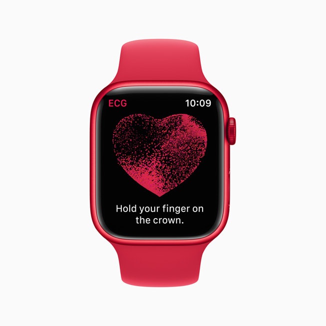 EKG App auf einer Apple Watch Series 8.
