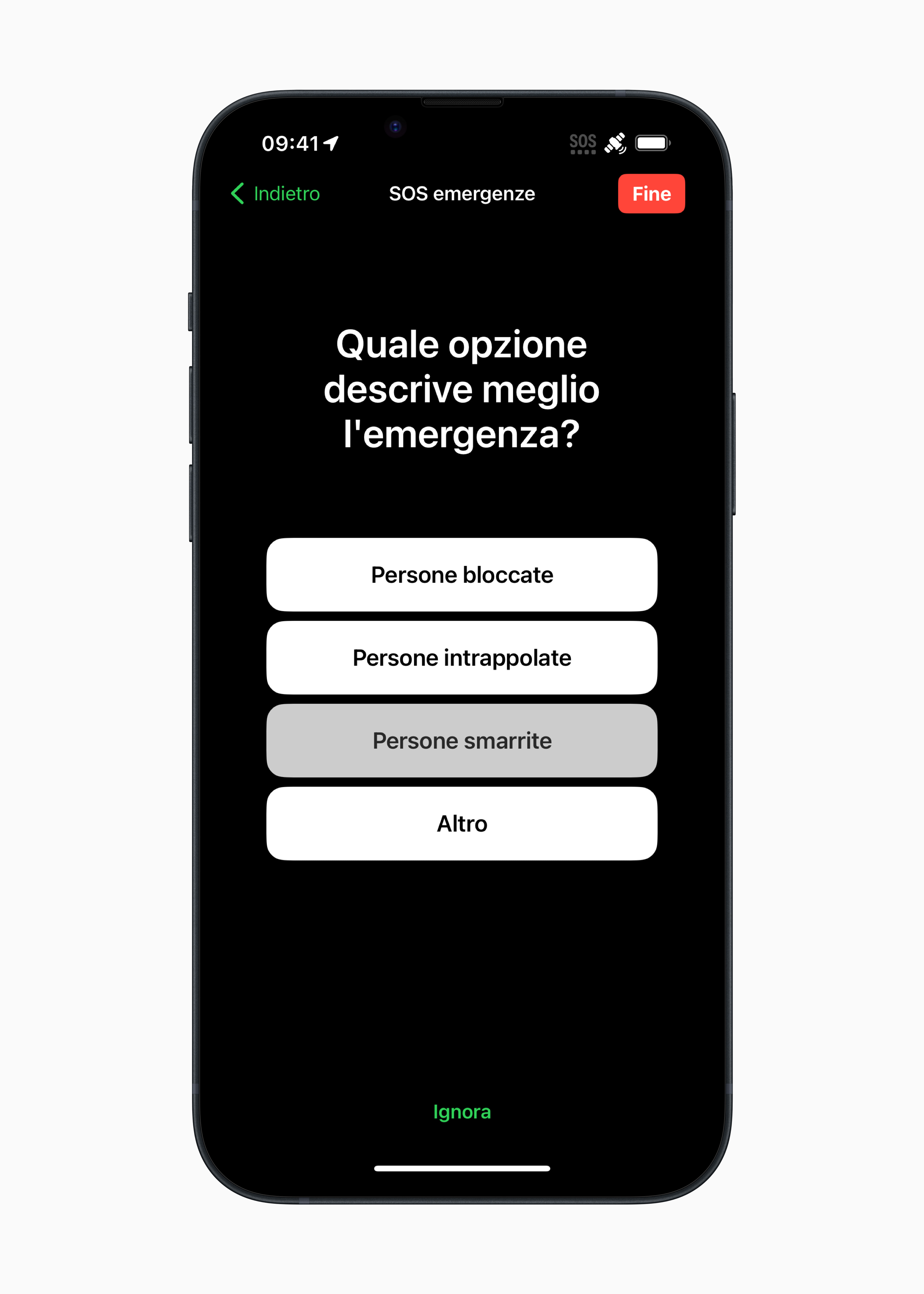 SOS emergenze via satellite disponibile oggi sulla linea iPhone 14 in  Austria, Belgio, Italia, Lussemburgo, Paesi Bassi e Portogallo - Apple (IT)