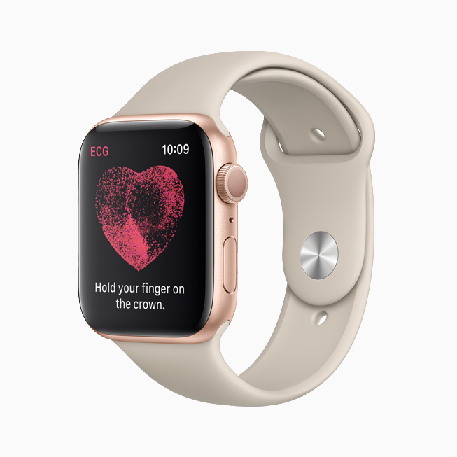 The ECG app displaying Sinus Rhythm on iPhone and Apple Watch.