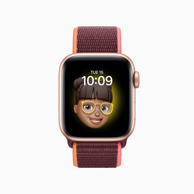 Memoji displayed on Apple Watch. 