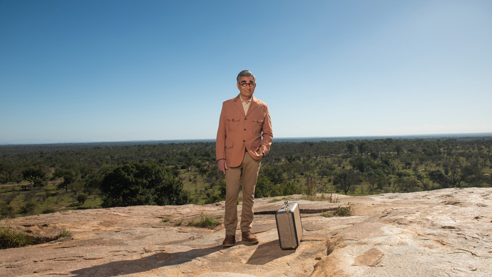 Eugene Levy in “The Reluctant Traveller” first-look image 