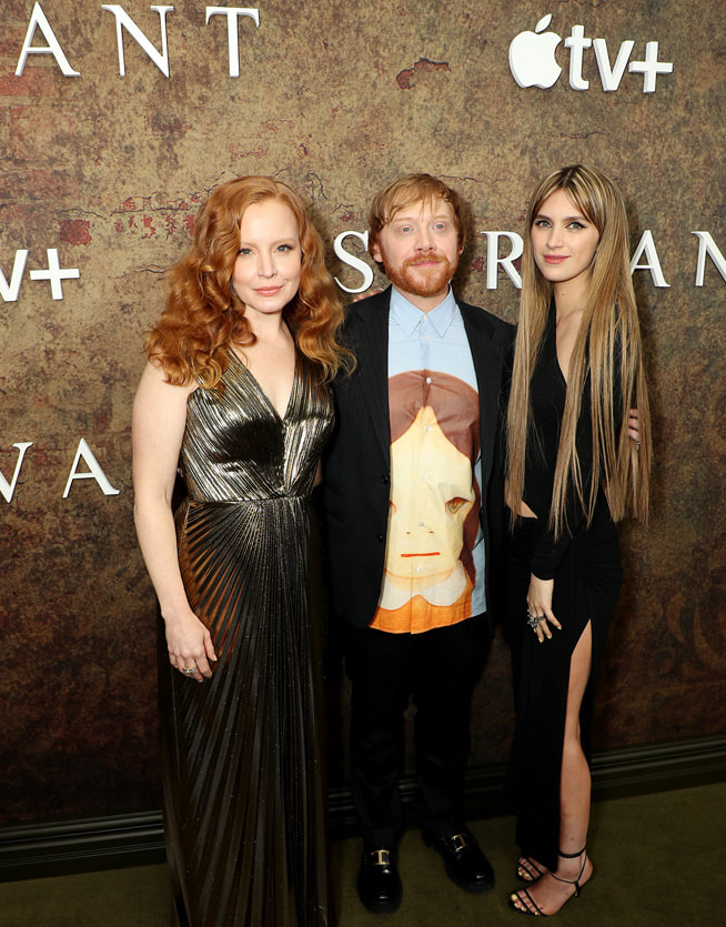 Lauren Ambrose, Rupert Grint and Nell Tiger Free attend the Apple TV+ “Servant” season four premiere at Walter Reade Theater. Season four of “Servant” premieres globally on Apple TV+ on January 13, 2023.