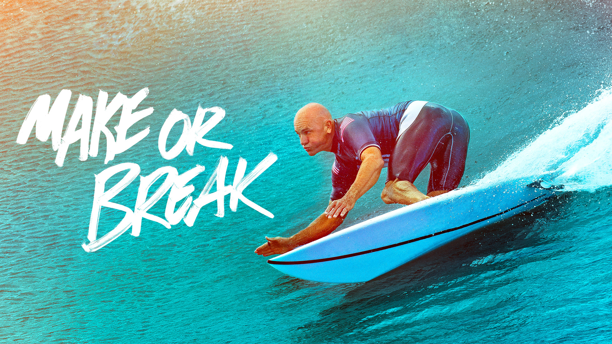 Make or break. Night surfing Desperado.