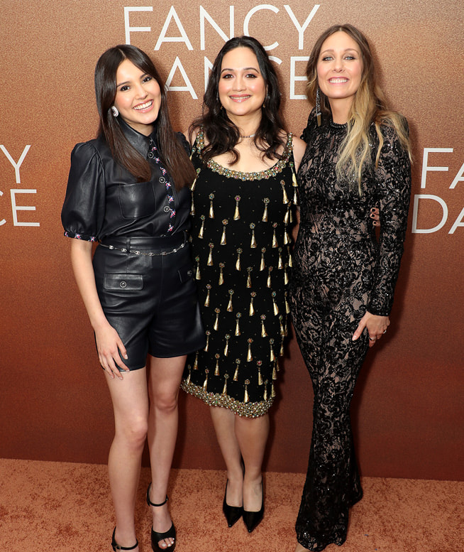 Isabel Deroy-Olson, Lily Gladstone and Erica Tremblay (director, co-writer and producer) attend the Apple Original Films’ premiere of “Fancy Dance” at the DGA New York Theater. “Fancy Dance” opens in select theaters on Friday, June 21, 2024, before streaming globally on Apple TV+ on Friday, June 28, 2024.