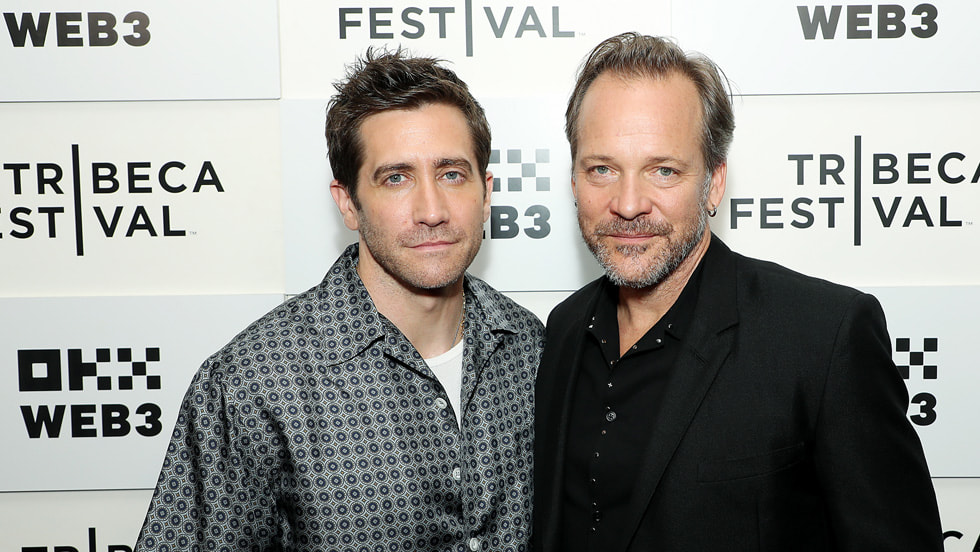 Jake Gyllenhaal and Peter Sarsgaard attend the Tribeca Festival world premiere of Apple’s limited series “Presumed Innocent” at the BMCC Tribeca Performing Arts Center in New York, NY. “Presumed Innocent” premieres globally on Apple TV+ on Wednesday, June 12, 2024. 
