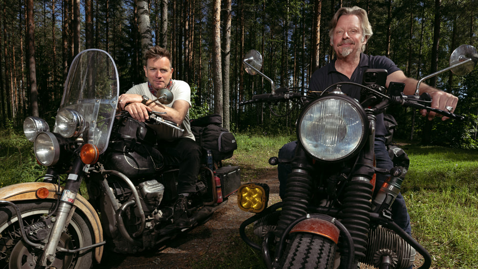 Ewan McGregor and Charley Boorman in “Long Way Up.”