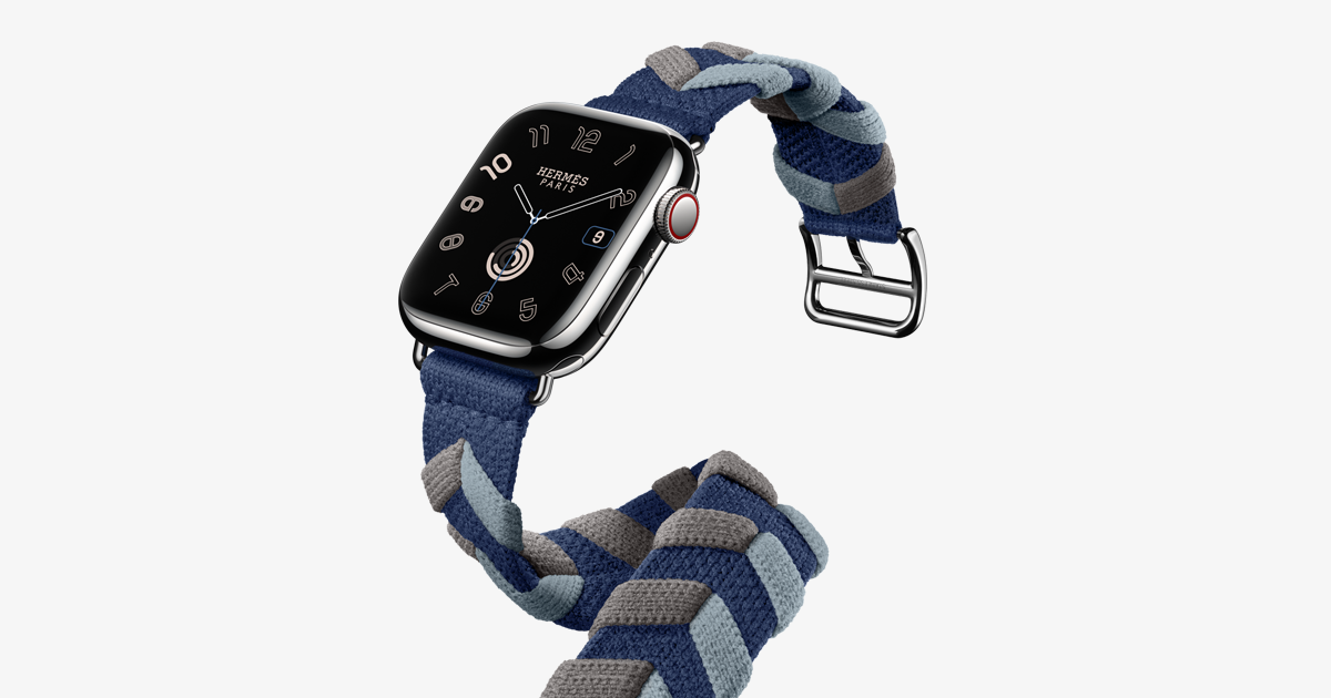 新品】Apple Watch HERMES スポーツバンド S/M #755アップルウォッチ 