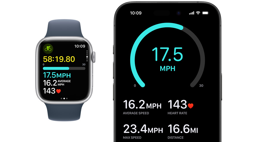  Apple Watch Series 9 [GPS + Cellular 45mm] Smartwatch