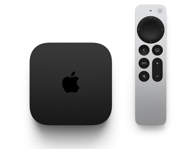 Apple TV 4K e Siri Remote.