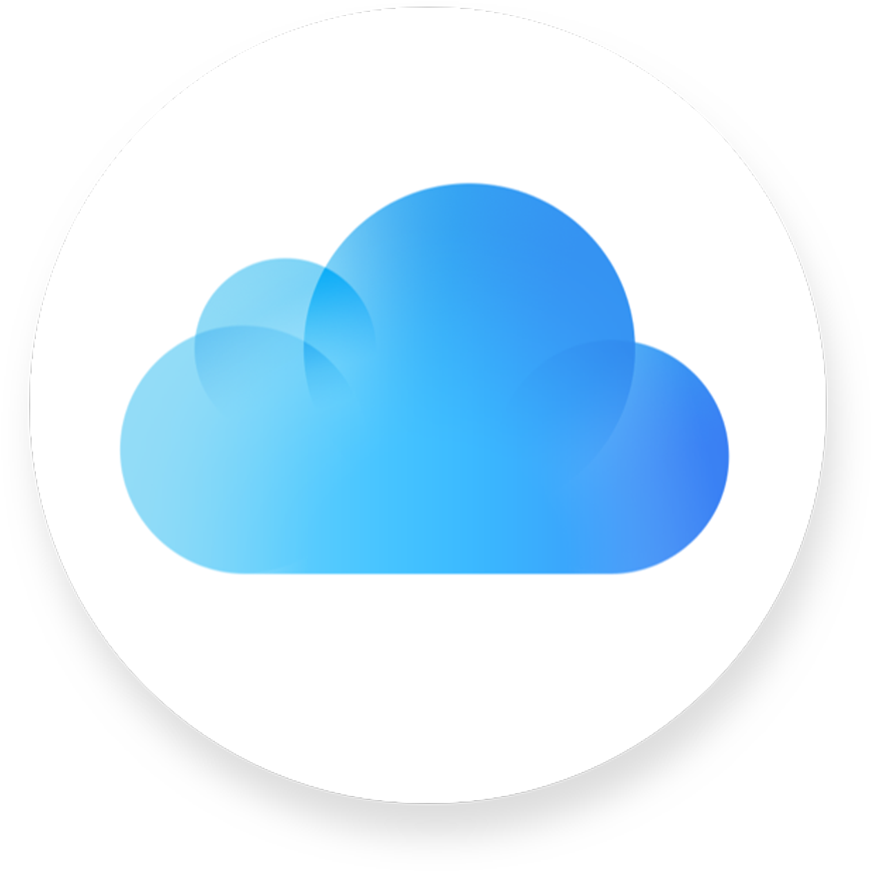 Icono del servicio de iCloud