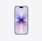 iPhone 17, ภายนอกด้านหน้า, สีลาเวนเดอร์, Dynamic Island อยู่ตรงกลางด้านบน