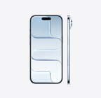 iPhone Air, ภายนอกด้านหน้า, สีสกายบลู, Dynamic Island ที่อยู่ตรงกลางด้านบน, ภายนอกด้านข้าง, รูปทรงที่บางมาก, ปุ่มด้านข้าง, ปุ่มตัวควบคุมกล้อง